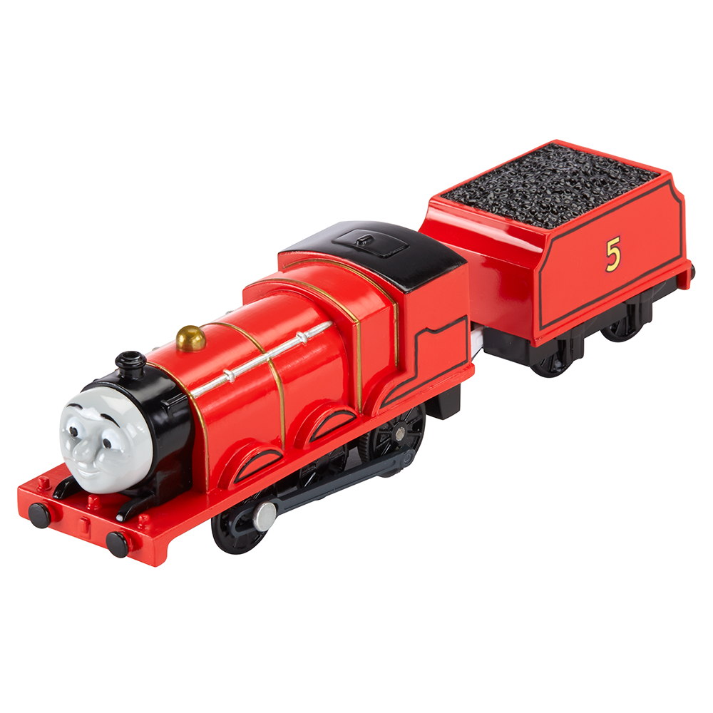 Fisher Price Thomas & Friends - Μηχανοκίνητο Τρένο Με Βαγόνι James BML08 (BMK86/BMK87)