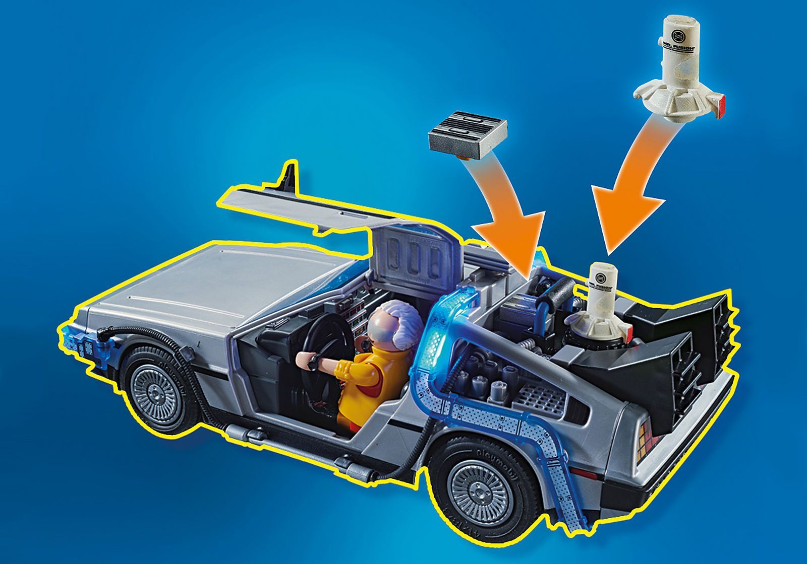 Playmobil Back To The Future - Μέρος II, Περιπέτειες με τα Ιπτάμενα Πατίνια 70634