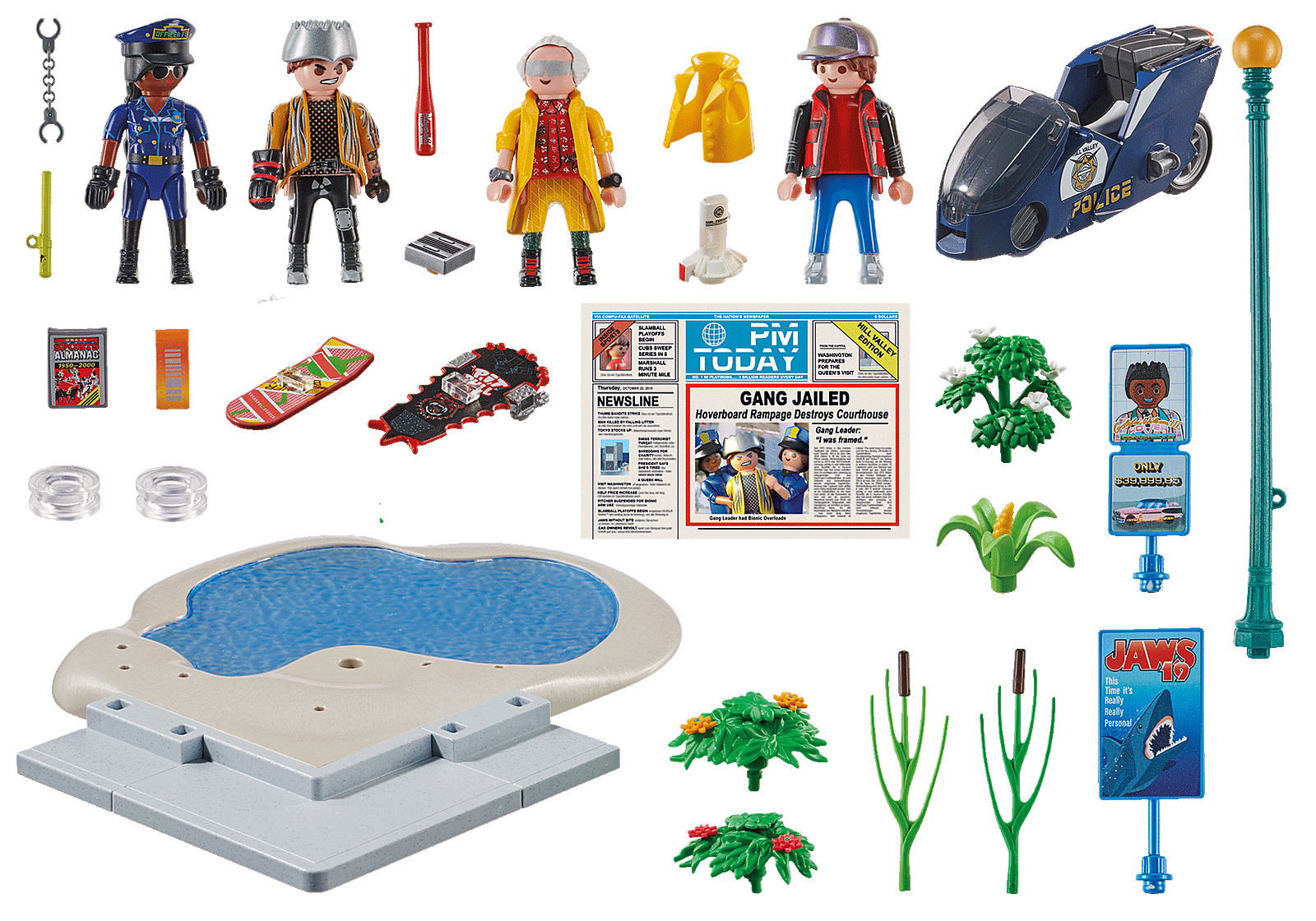 Playmobil Back To The Future - Μέρος II, Περιπέτειες με τα Ιπτάμενα Πατίνια 70634