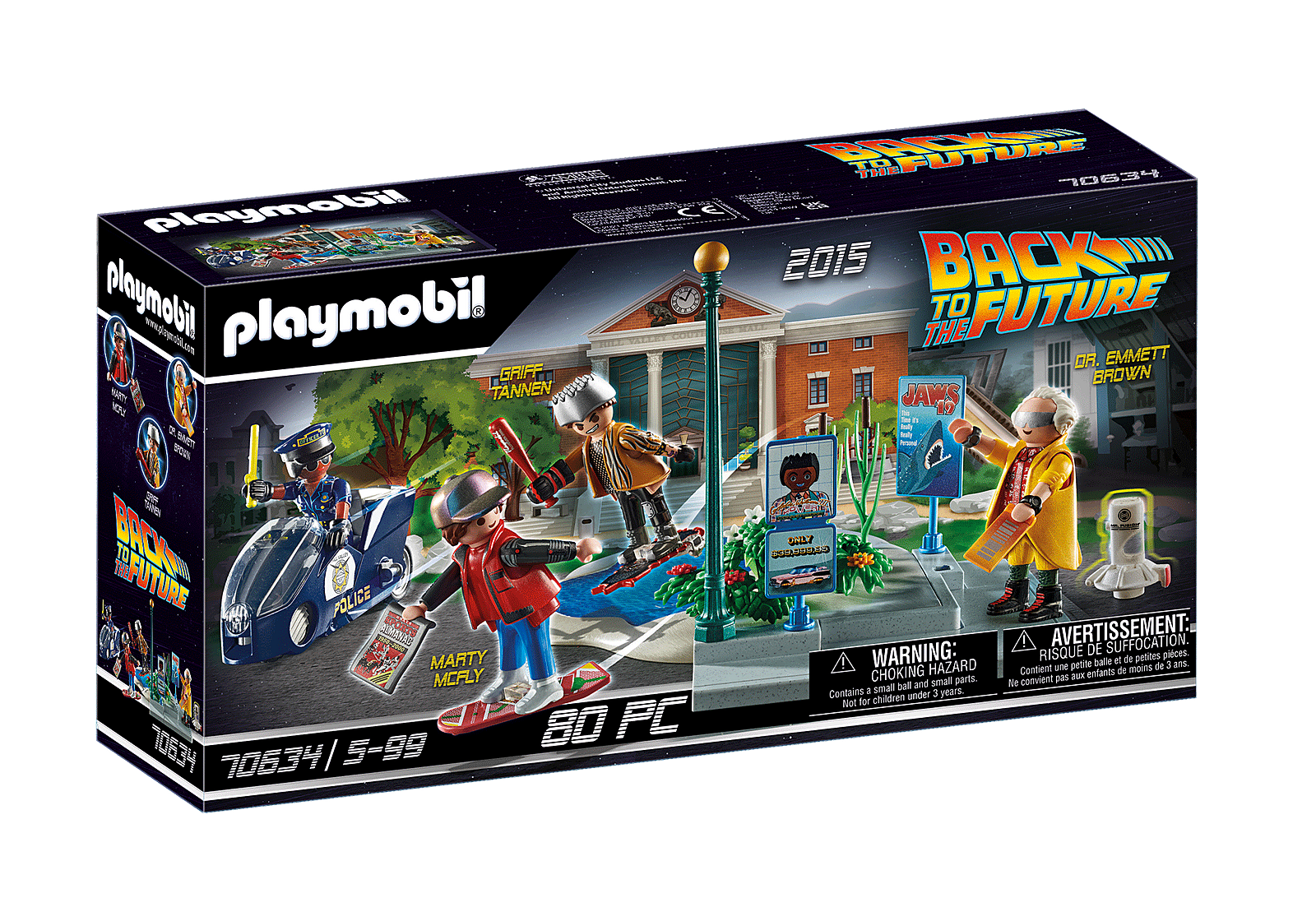 Playmobil Back To The Future - Μέρος II, Περιπέτειες με τα Ιπτάμενα Πατίνια 70634