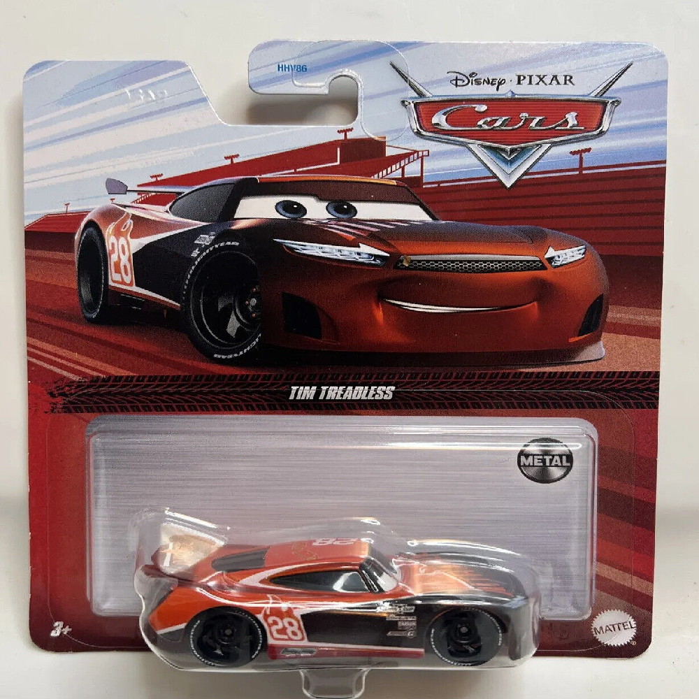 Mattel Cars - Αυτοκινητάκι, Tim Treadless DXV41 (DXV29)