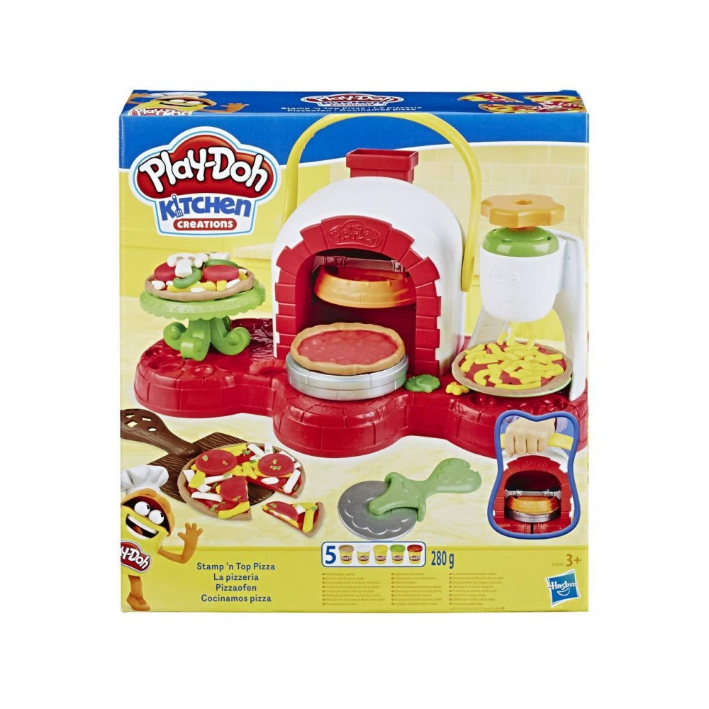 Hasbro Play-Doh - Kitchen Creations, Stamp N Top Pizza E4576
