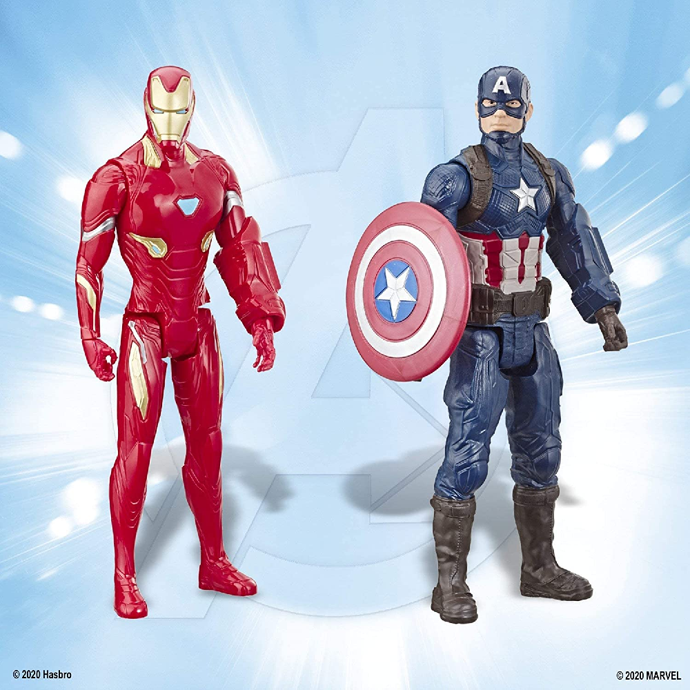 Hasbro - Marvel Avengers Endgame, Titan Hero Series, Iron Man/ Captain America/ Black Panther/ Iron Spider E5863