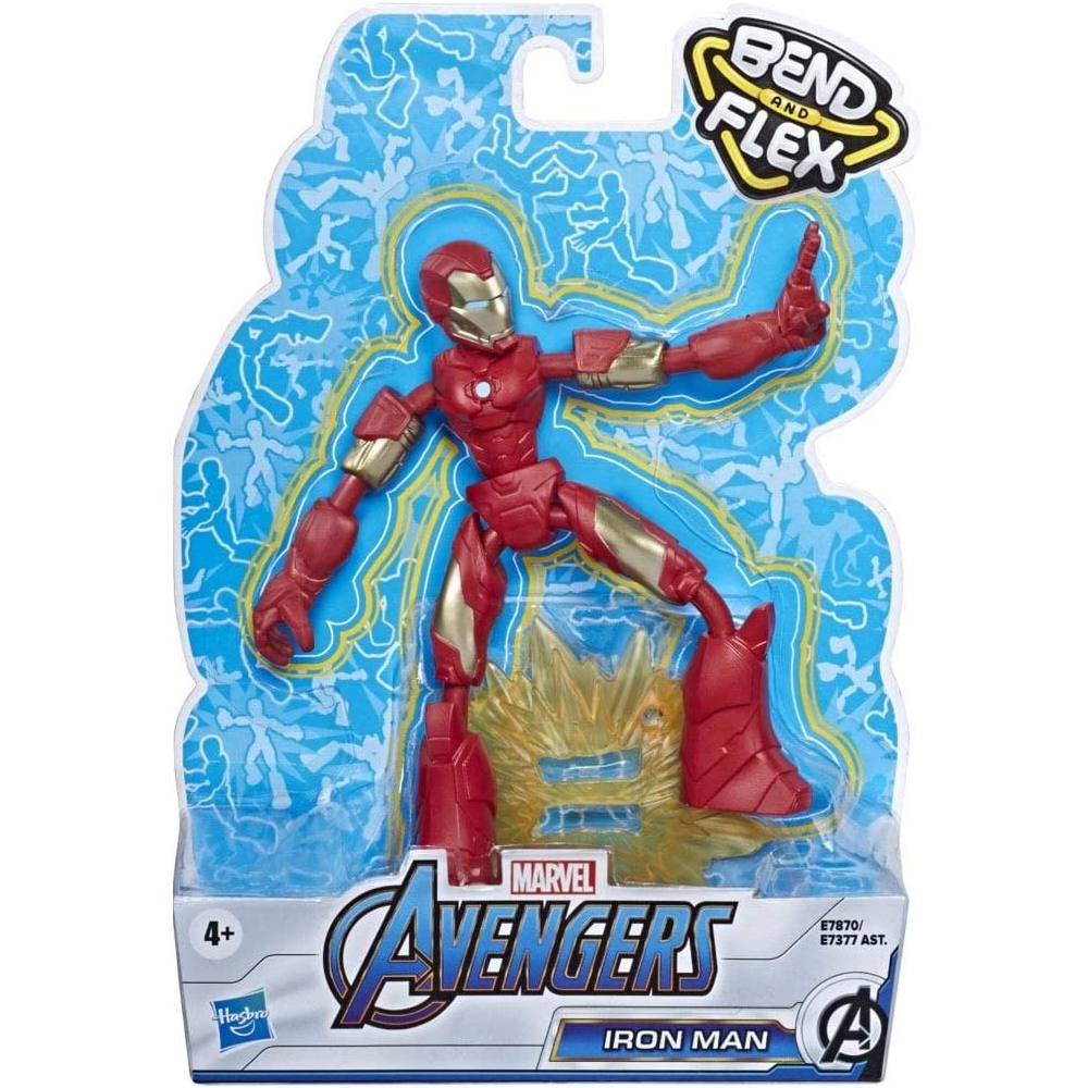 Hasbro - Marvel Avengers, Bend And Flex, Iron Man E7870 (E7377)