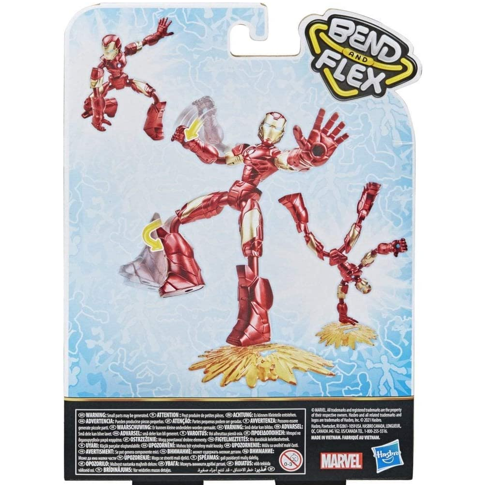 Hasbro - Marvel Avengers, Bend And Flex, Iron Man E7870 (E7377)