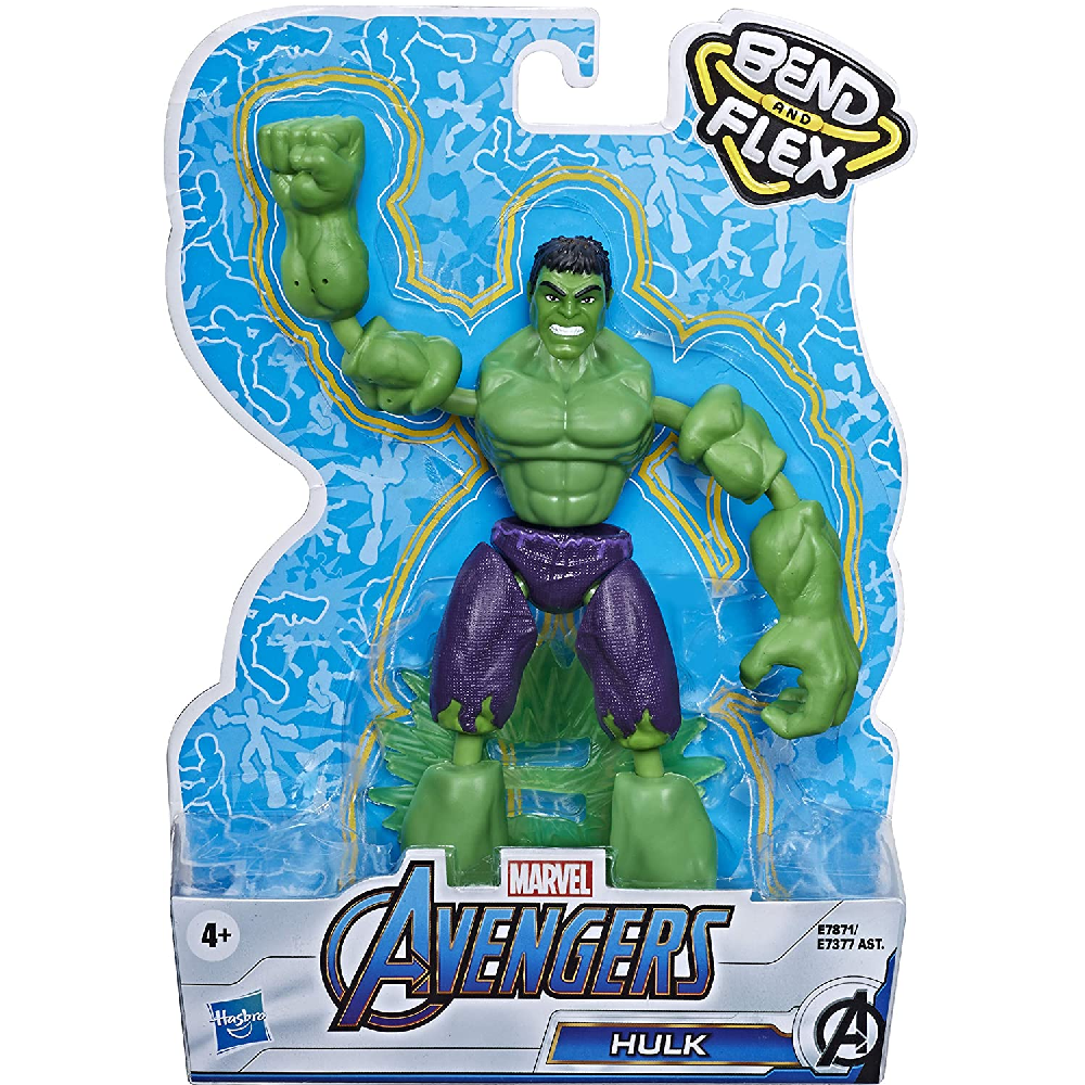 Hasbro - Marvel Avengers, Bend And Flex, Hulk E7871 (E7377)