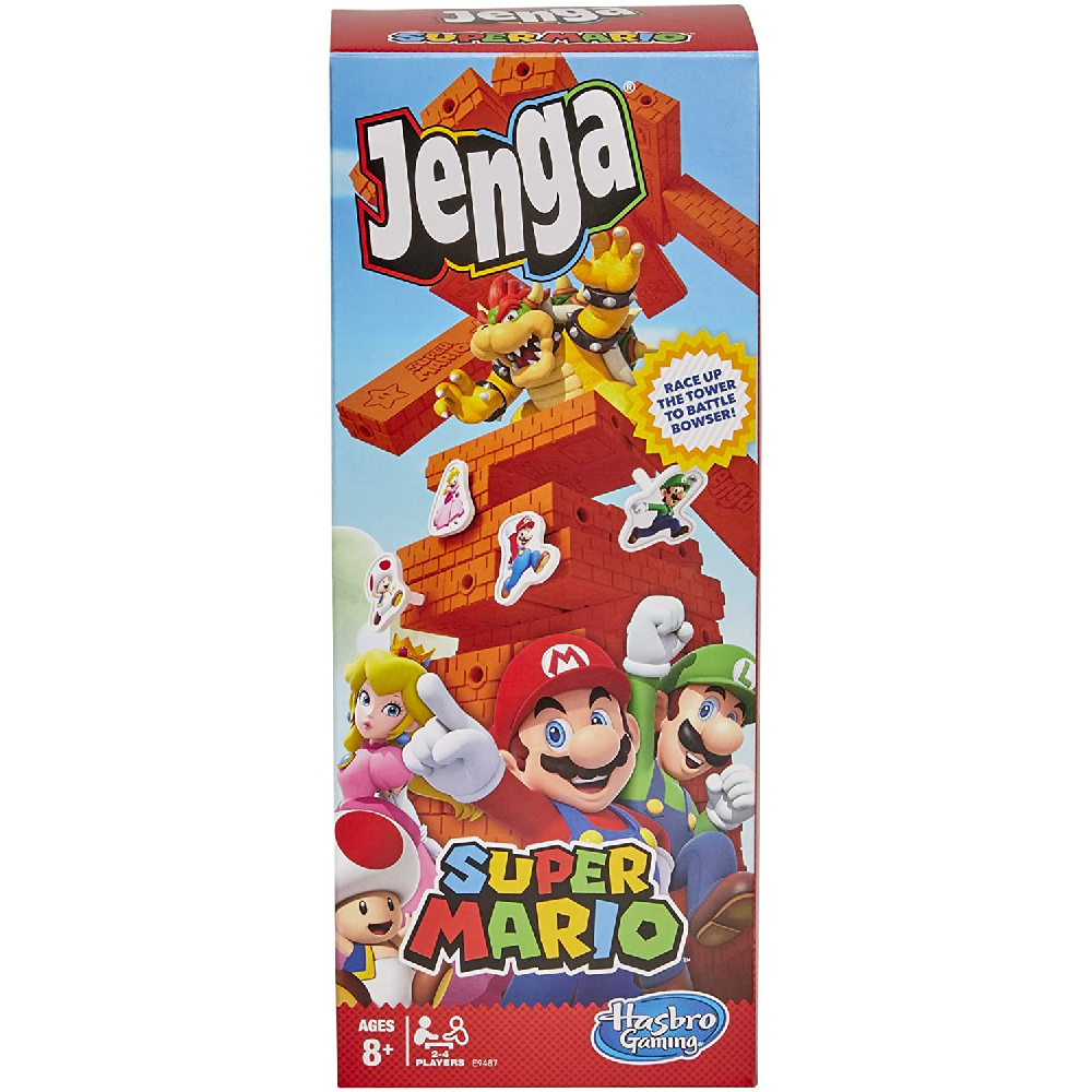 Hasbro - Επιτραπέζιο - Jenga, Super Mario E9487