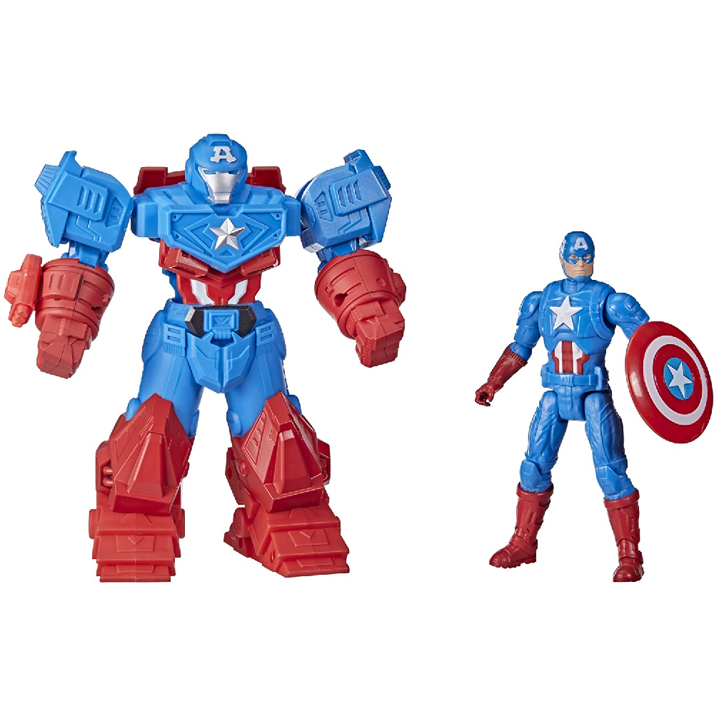 Hasbro - Marvel Avengers, Mech Strike, Ultimate Mech Suit, Captain America F1669 (F0262)