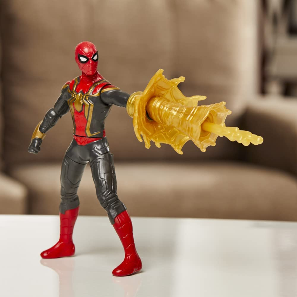 Hasbro - Marvel Spider-Man, Web Spin Spider-Man Deluxe Figure F1917 (F0232)