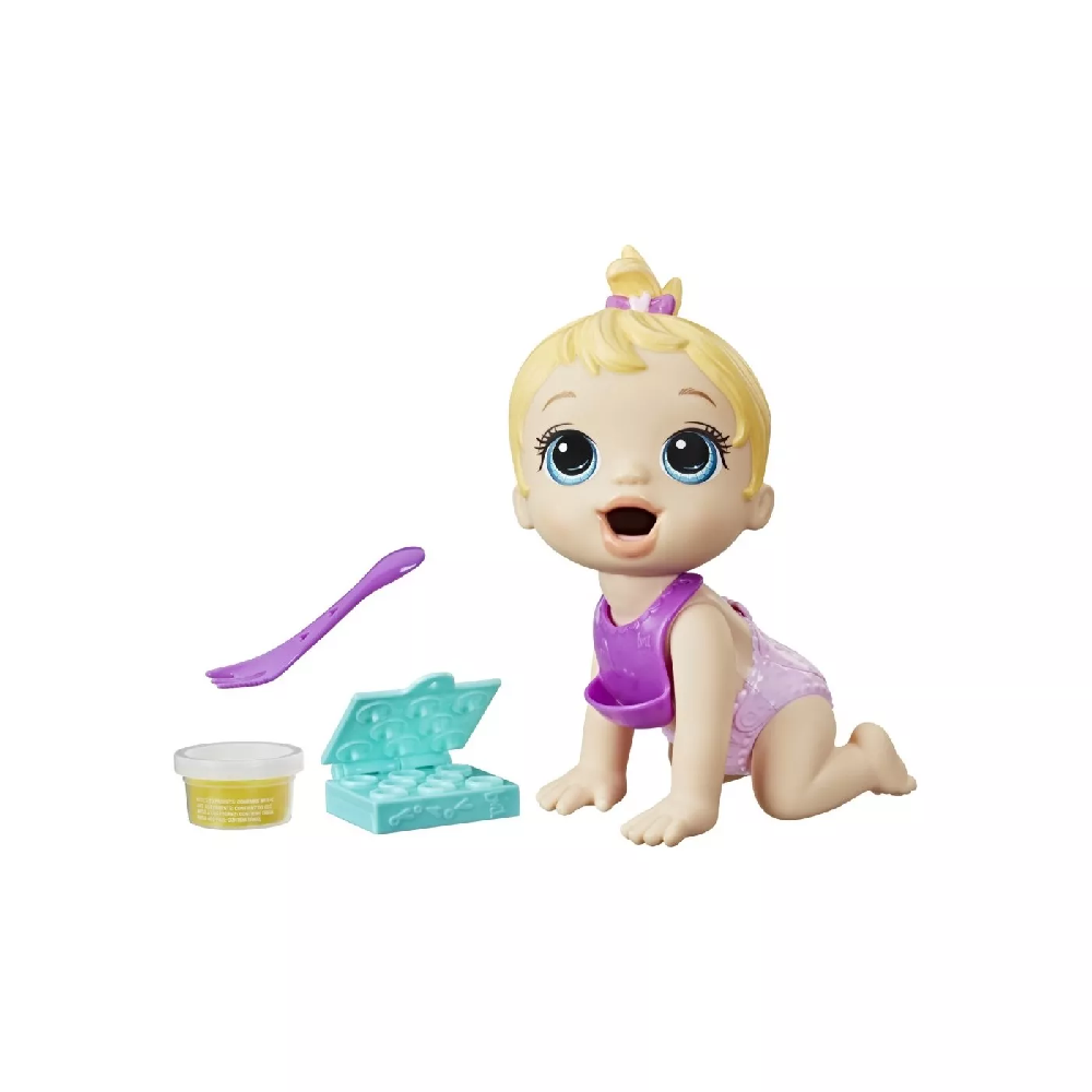 Hasbro Baby Alive - Lil Snacks Doll, Blonde Hair F2617 (F2446)