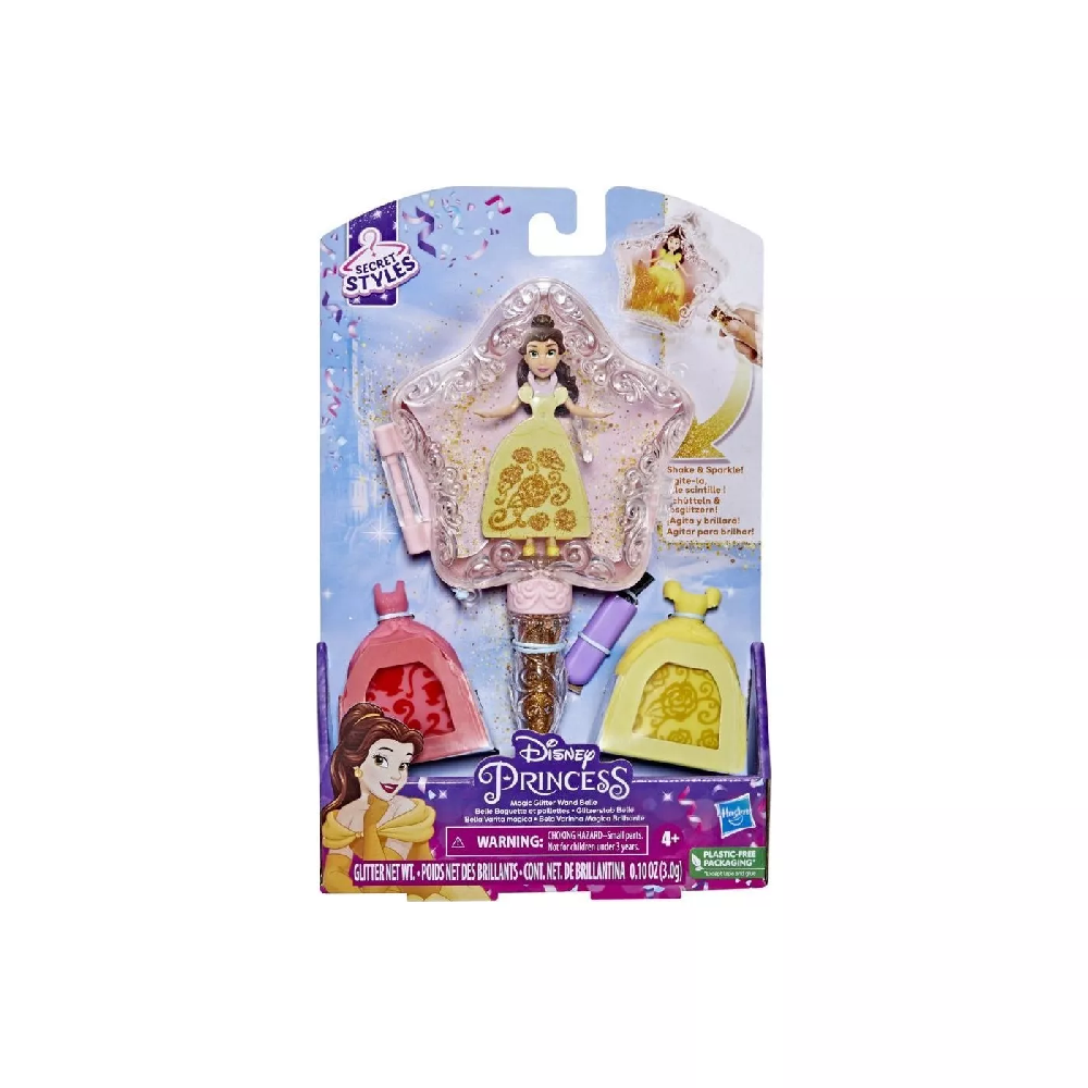 Hasbro Disney Princess - Secret Styles, Magic Glitter Wand Belle F3275 (F3233)