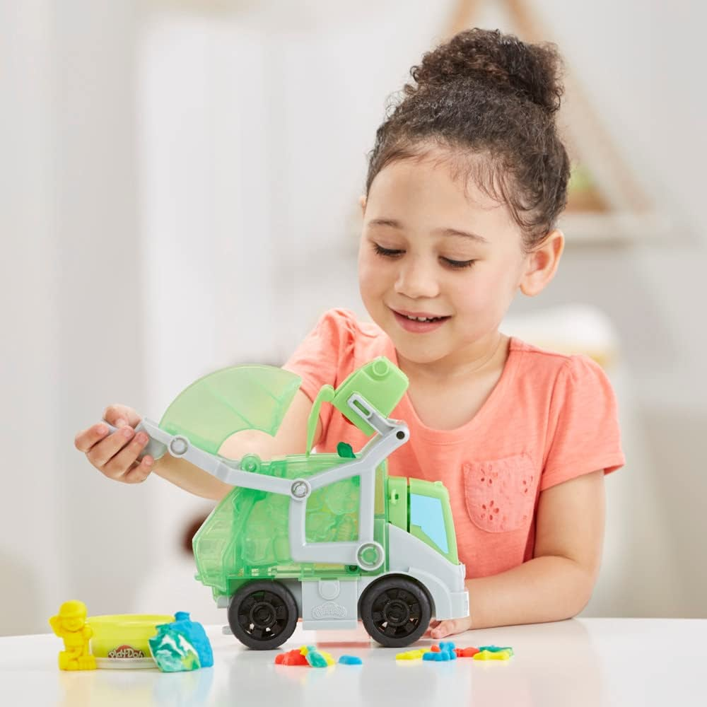 Hasbro Play-Doh - Wheels, Dumpin' Fun 2-In-1 Garbage Truck F5173