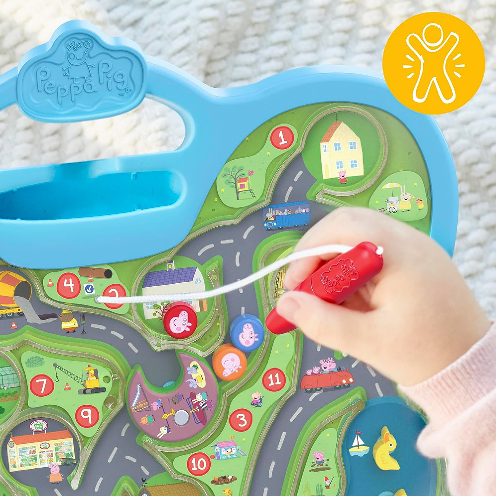 Hasbro - Peppa Pig, Learn With Peppas Maze F6410