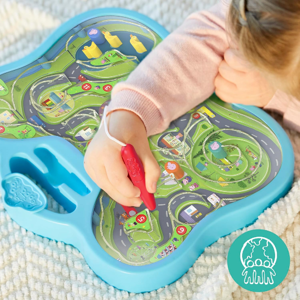 Hasbro - Peppa Pig, Learn With Peppas Maze F6410