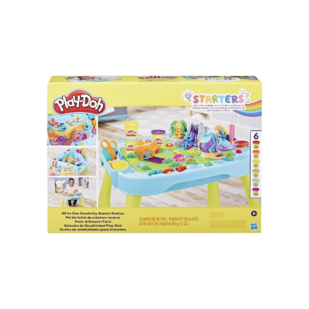 Hasbro Play-Doh - All In One Creativity Starter Station My First Table Τραπέζι Δραστηριοτήτων F6927