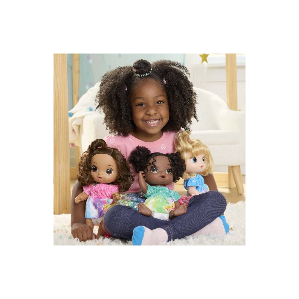 Hasbro Baby Alive - Fruity Sips Doll, Apple Κούκλα Ξανθιά F7356