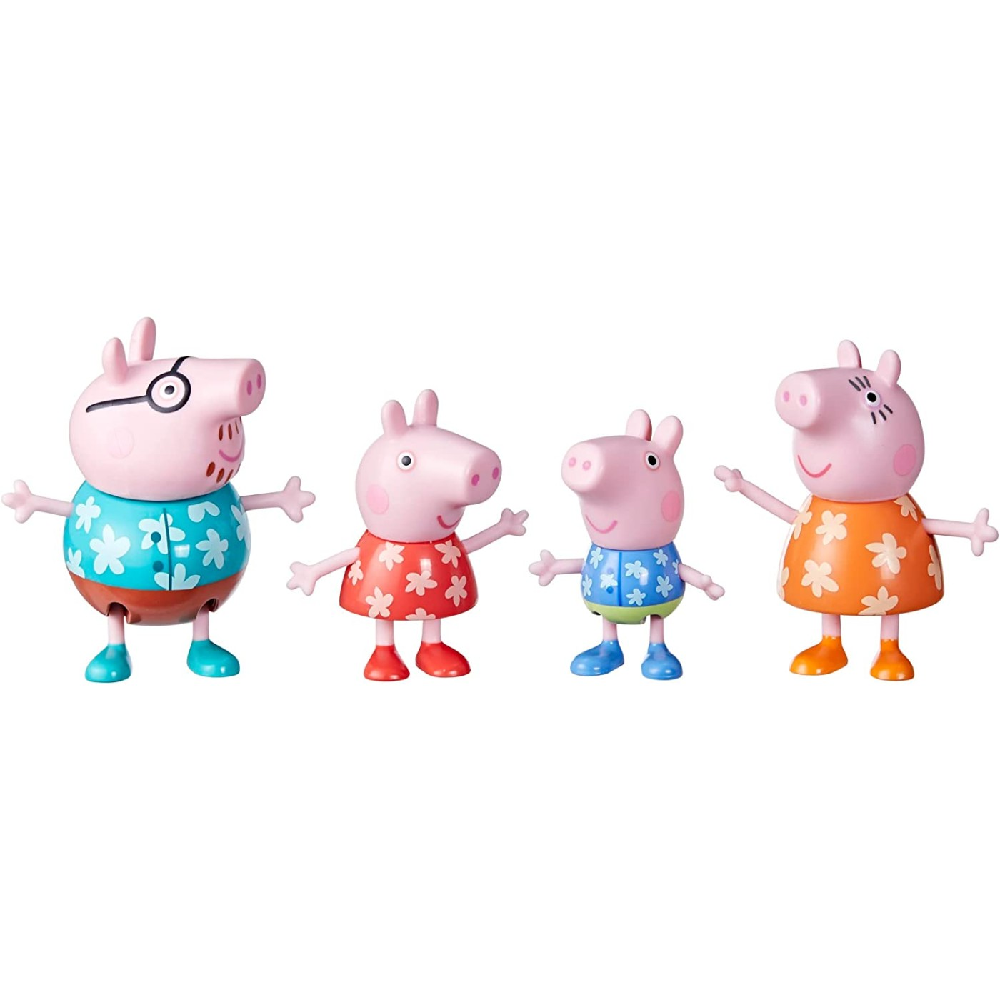 Hasbro - Peppa Pig, Peppa΄s Family Φιγούρες Ώρα για Διακοπές F8082 (F2171)