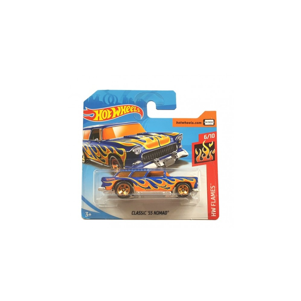 Mattel Hot Wheels - Αυτοκινητάκια HW Flames, Classic ΄55 Nomad (6/10) FJW65 (5785)