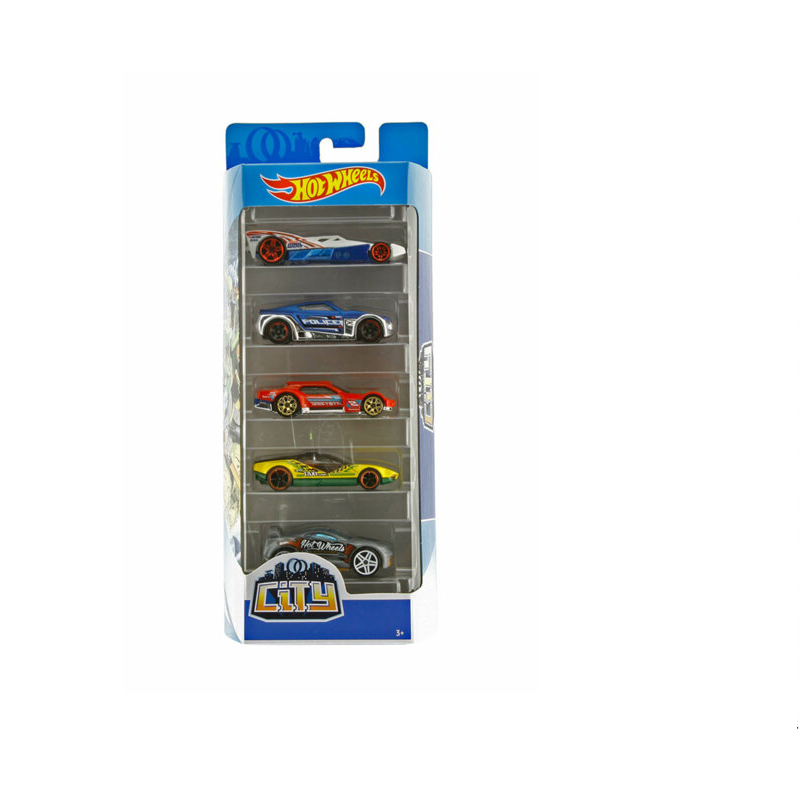 Mattel Hot Wheels – Αυτοκινητάκια 1:64 Σετ Των 5 City FKT52 (01806)