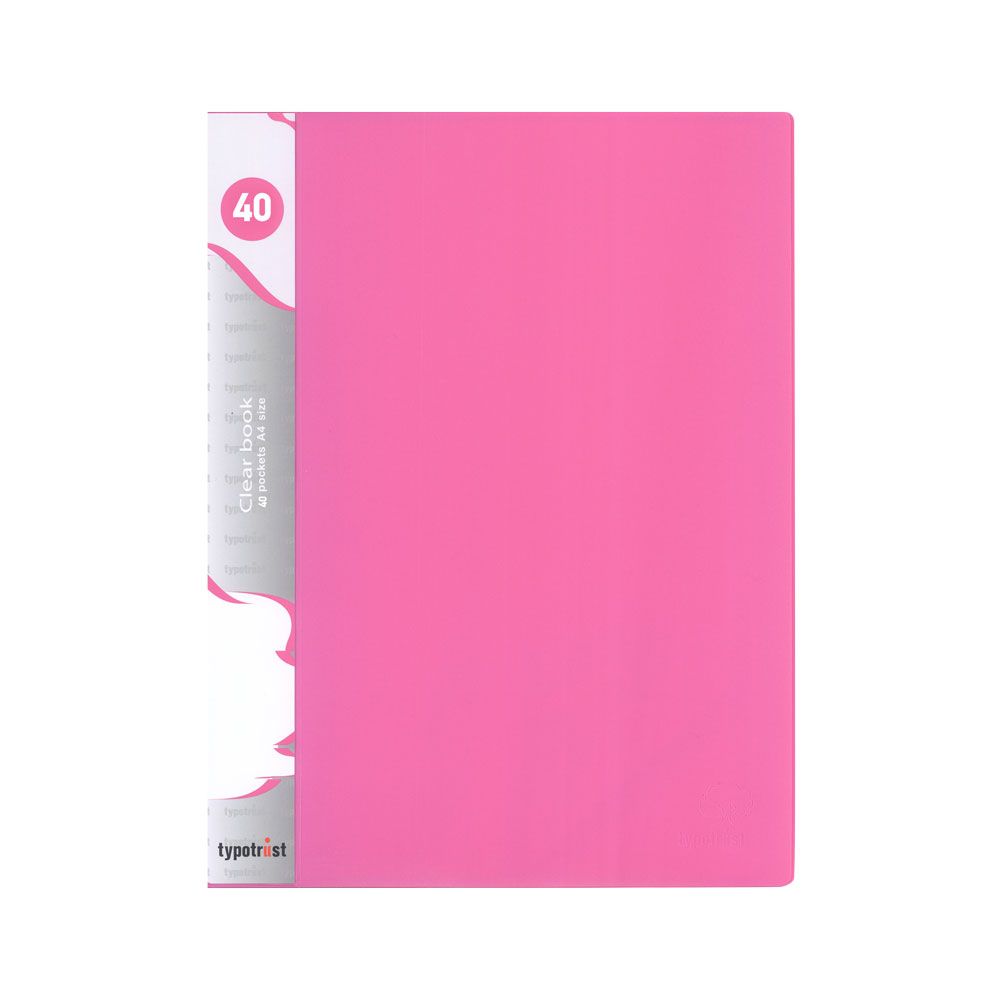 Typotrust - Ντοσιέ Σουπλ A4, 40 Φύλλων Pink FP10040-24