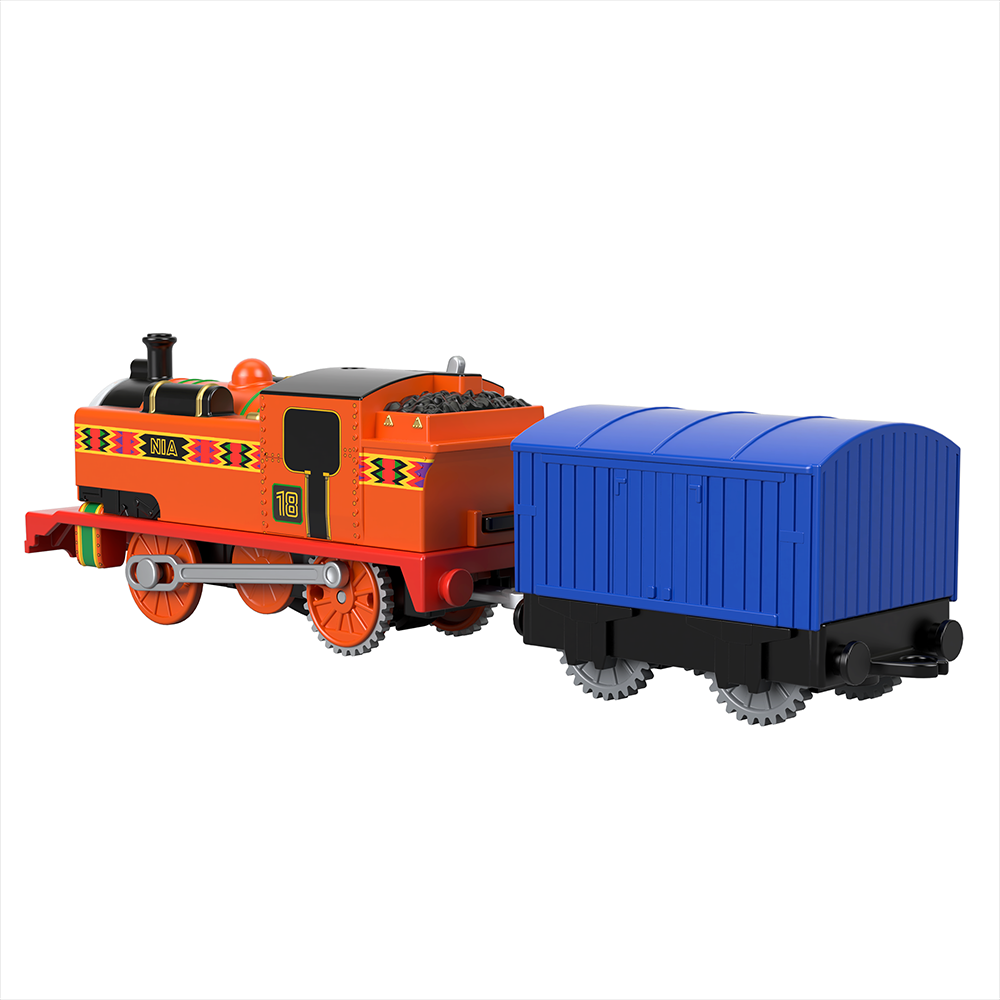 Fisher Price Thomas & Friends - Μηχανοκίνητο Τρένο Με Βαγόνι Nia FXX47 (BMK86/BMK87)