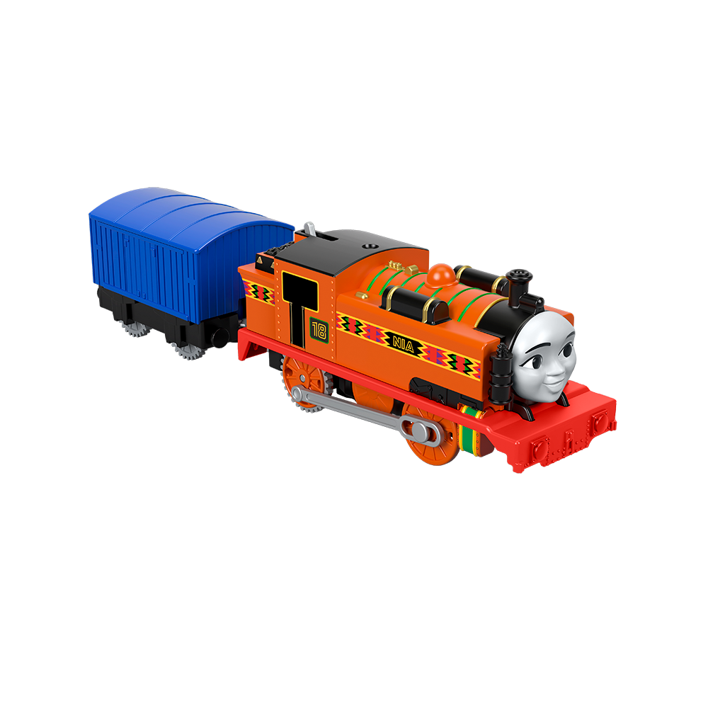 Fisher Price Thomas & Friends - Μηχανοκίνητο Τρένο Με Βαγόνι Nia FXX47 (BMK86/BMK87)