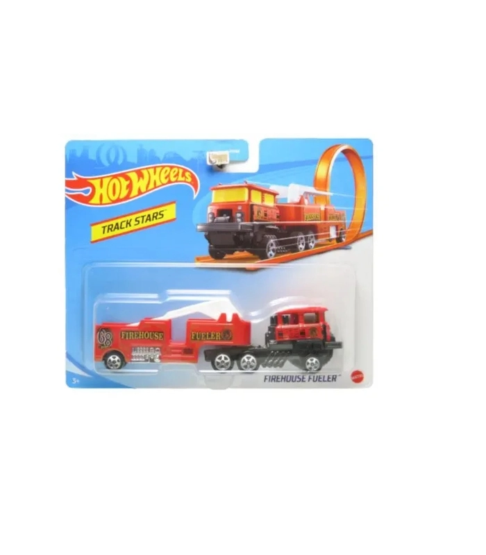 Mattel Hot Wheels - Νταλίκα Track Stars Firehouse Fueler GRV13 (BFM60)