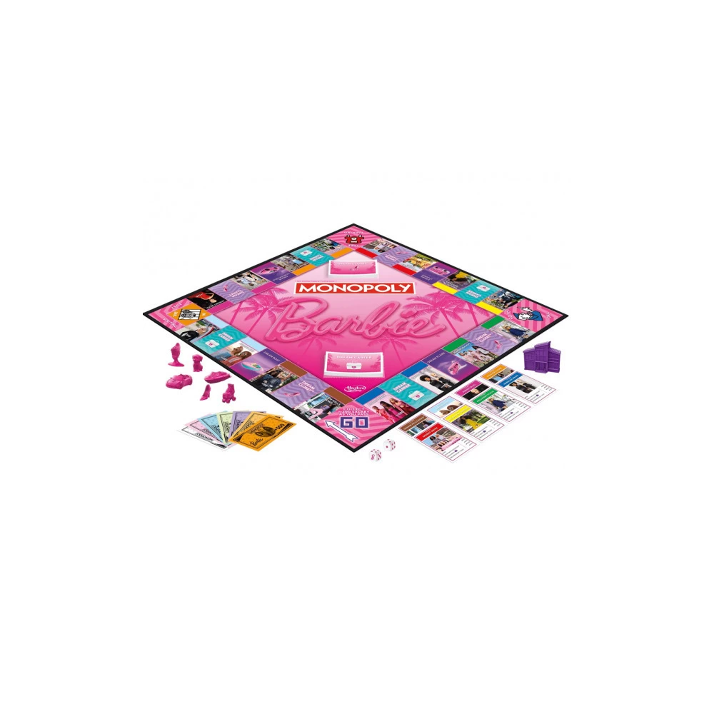 Hasbro - Επιτραπέζιο, Monopoly Barbie G0038