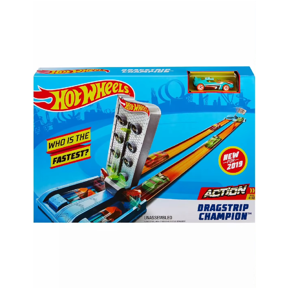 Mattel Hot Wheels - Αγωνιστική Πίστα, Dragstrip Champion GBF82 (GBF81)