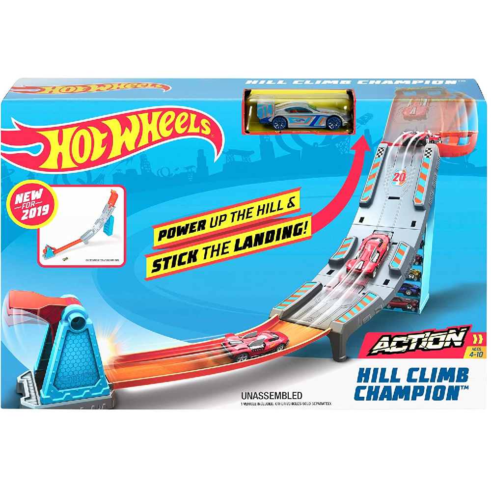Mattel Hot Wheels - Αγωνιστική Πίστα, Hill Climb Champion GBF83 (GBF81)