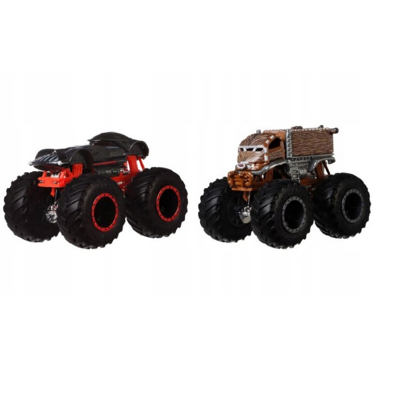 Mattel Hot Wheels - Monster Trucks Σετ Των 2 Darth Vader Vs Chewbacca GBT67 (FYJ64)