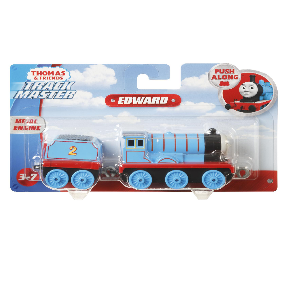 Fisher Price Thomas & Friends - Trackmaster Τρενάκι Με Βαγόνι Edward GDJ57 (GCK94)