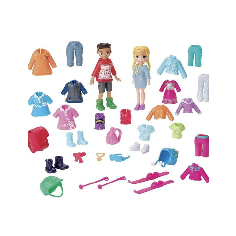 Mattel Polly Pocket - Φίλη Με Ρούχα Και Αξεσουάρ, Show Style Fashion Pack GGJ49 (GGJ48)