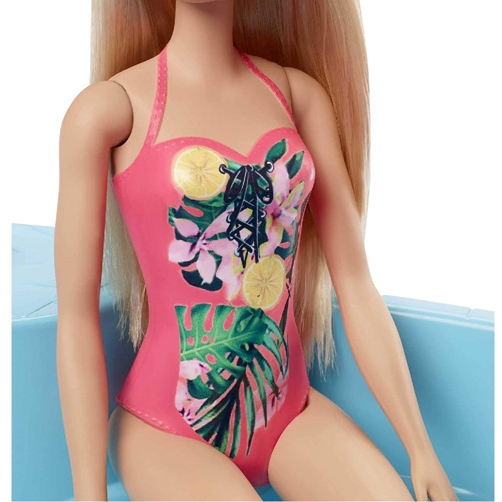 Mattel Barbie - Νέα Εξωτική Πισίνα Με Κούκλα GHL91