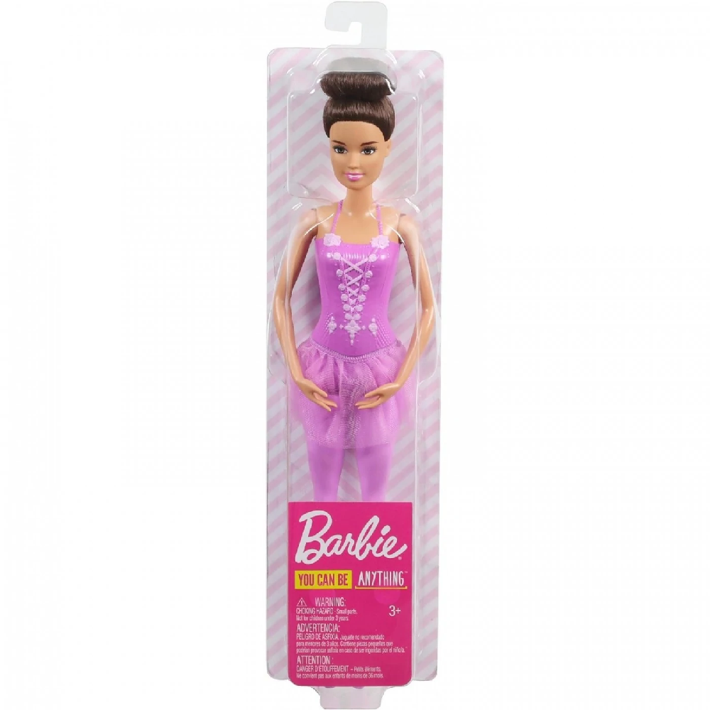 Mattel Barbie -  Μπαλαρίνα Μελαχρινά Μαλλιά Με Tutu Φούστα - Μωβ GJL60 (GJL58)