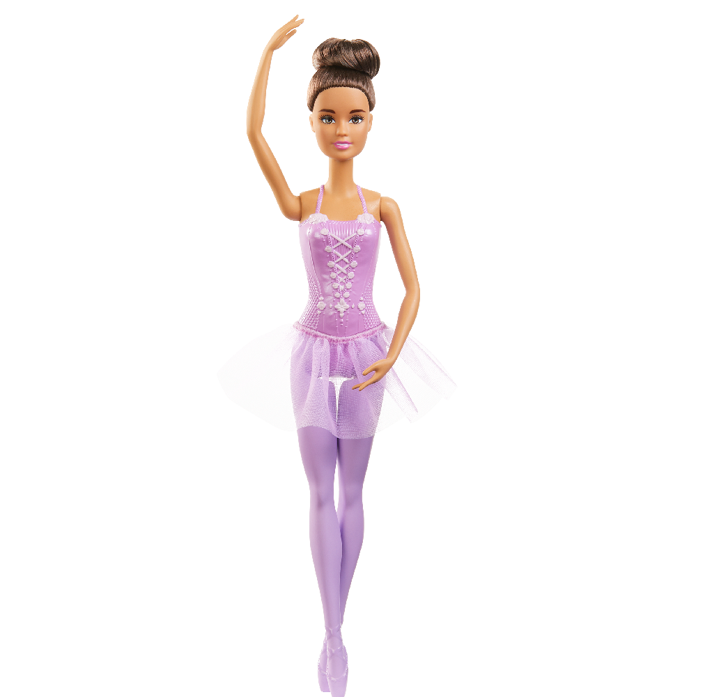 Mattel Barbie -  Μπαλαρίνα Μελαχρινά Μαλλιά Με Tutu Φούστα - Μωβ GJL60 (GJL58)