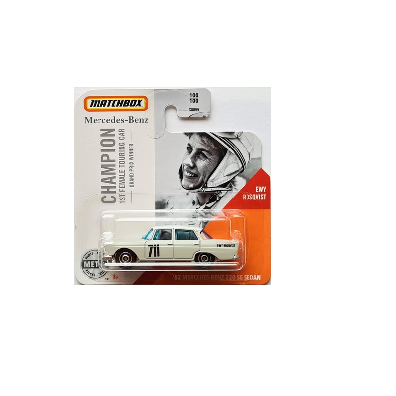 Mattel Matchbox - Αυτοκινητάκι 1:64 ΄62 Mercedes-Benz 220 Se Sedan GKM52 (C0859)