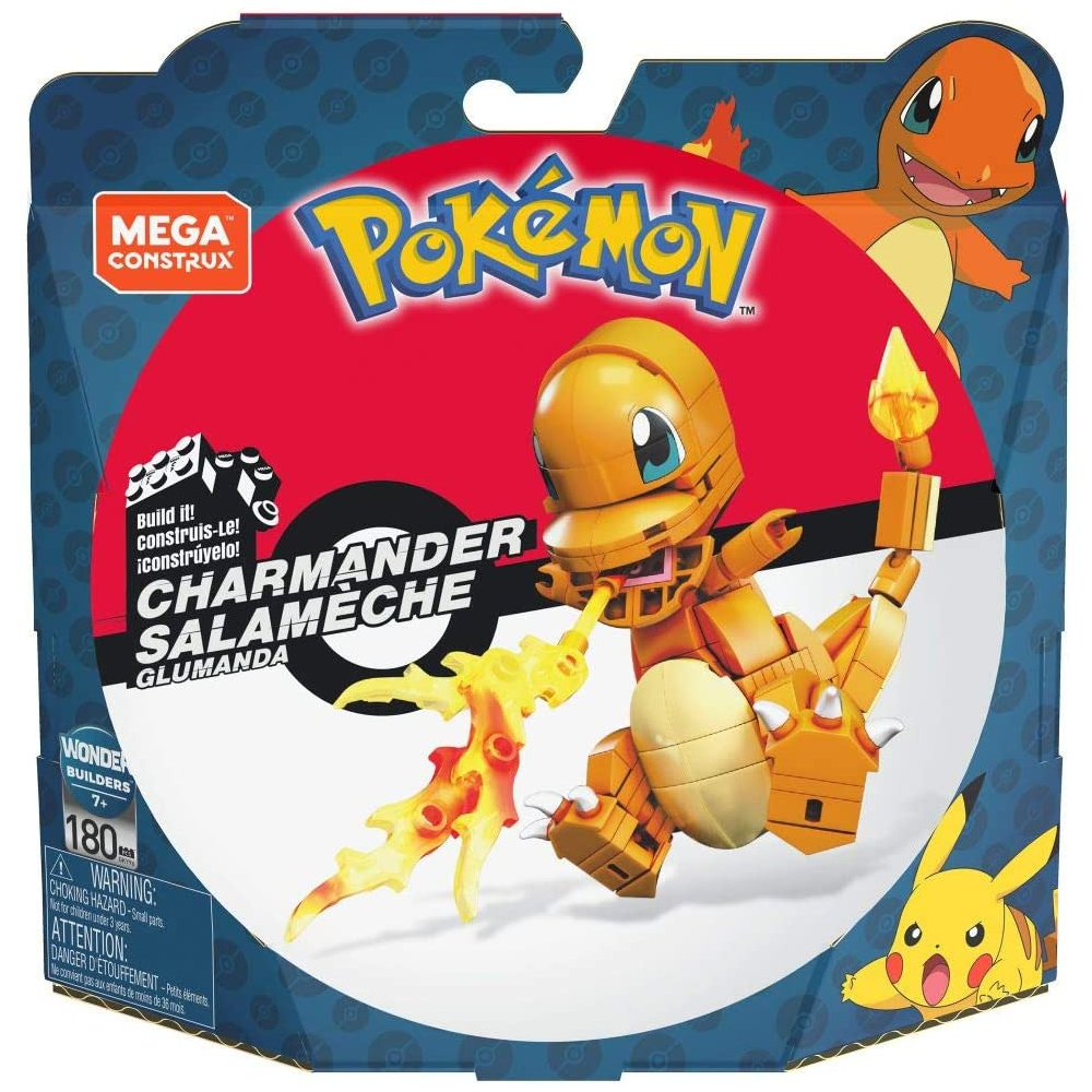 Mattel - Mega Construx, Pokemon Build & Show, Charmander GKY96 (GKY95)