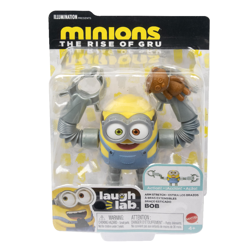 Mattel Minions - The Rise Of Gru, Φιγούρα Arm Stretch Bob GMD97 (GMD90)