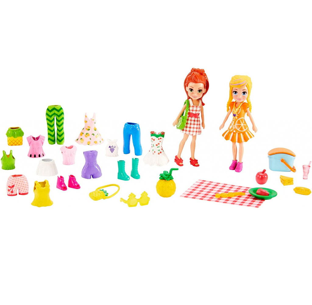 Mattel Polly Pocket - Φίλη Με Ρούχα Και Αξεσουάρ, Picnic Pretty Fashion Pack GMN27 (GGJ48)