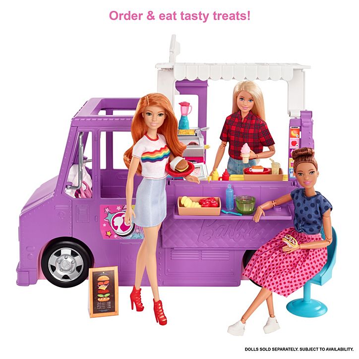 Mattel Barbie - Fresh 'N' Fun Food Truck Καντίνα GMW07