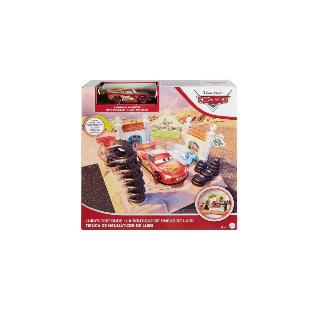 Mattel Cars - Σετ Παιχνιδιού Luigi's Tire Shop Lightning McQueen GTK83 (GTK82)