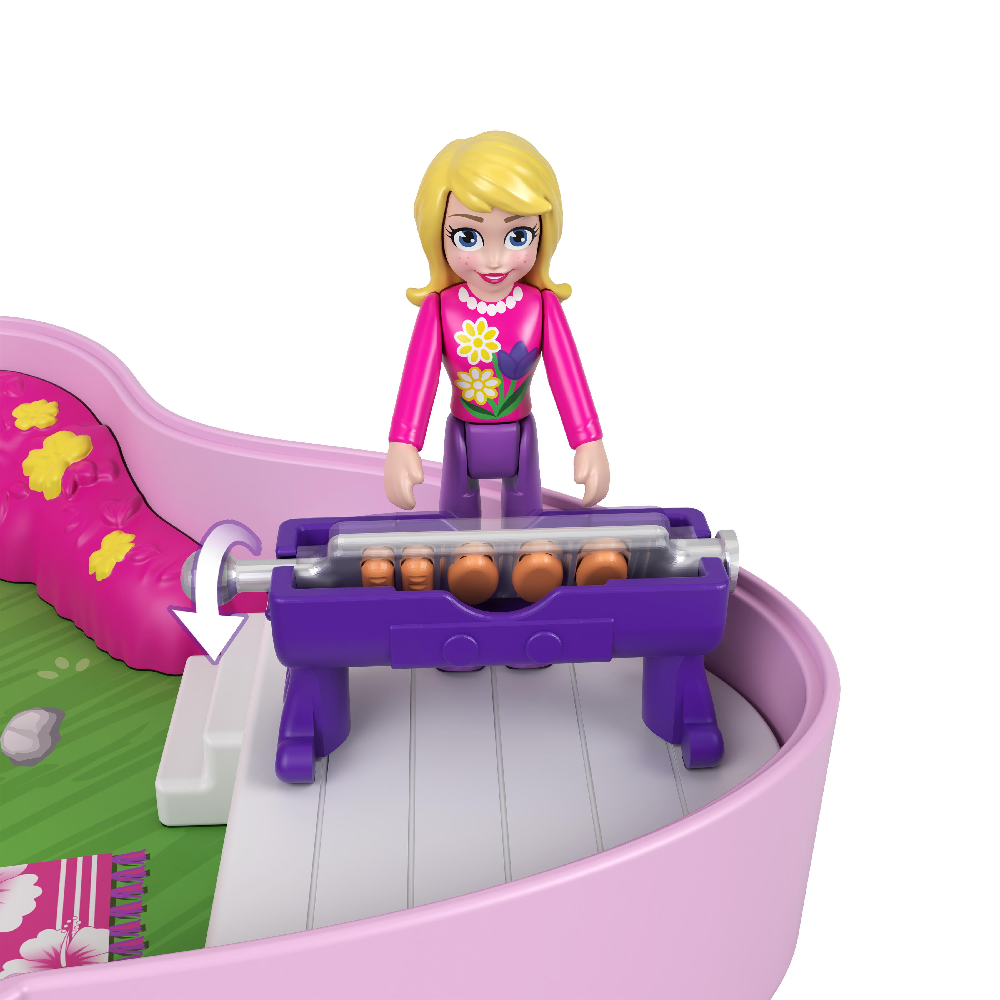 Mattel Polly Pocket - Ο Κόσμος Της Polly, Backyard Butterfly Compact GTN21 (FRY35)