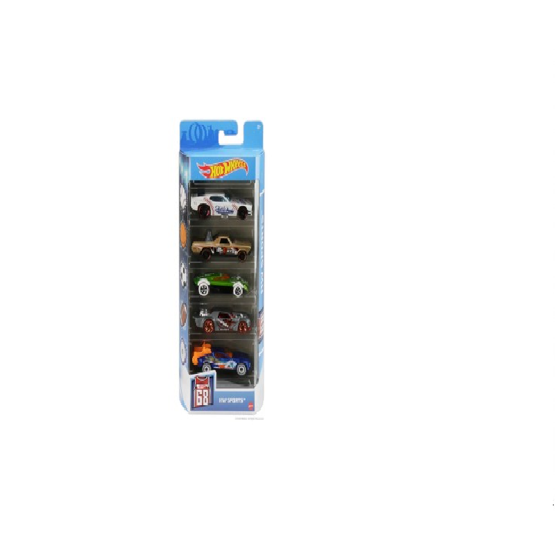 Mattel Hot Wheels – Αυτοκινητάκια 1:64 Σετ Των 5 Sports GTN37 (01806)