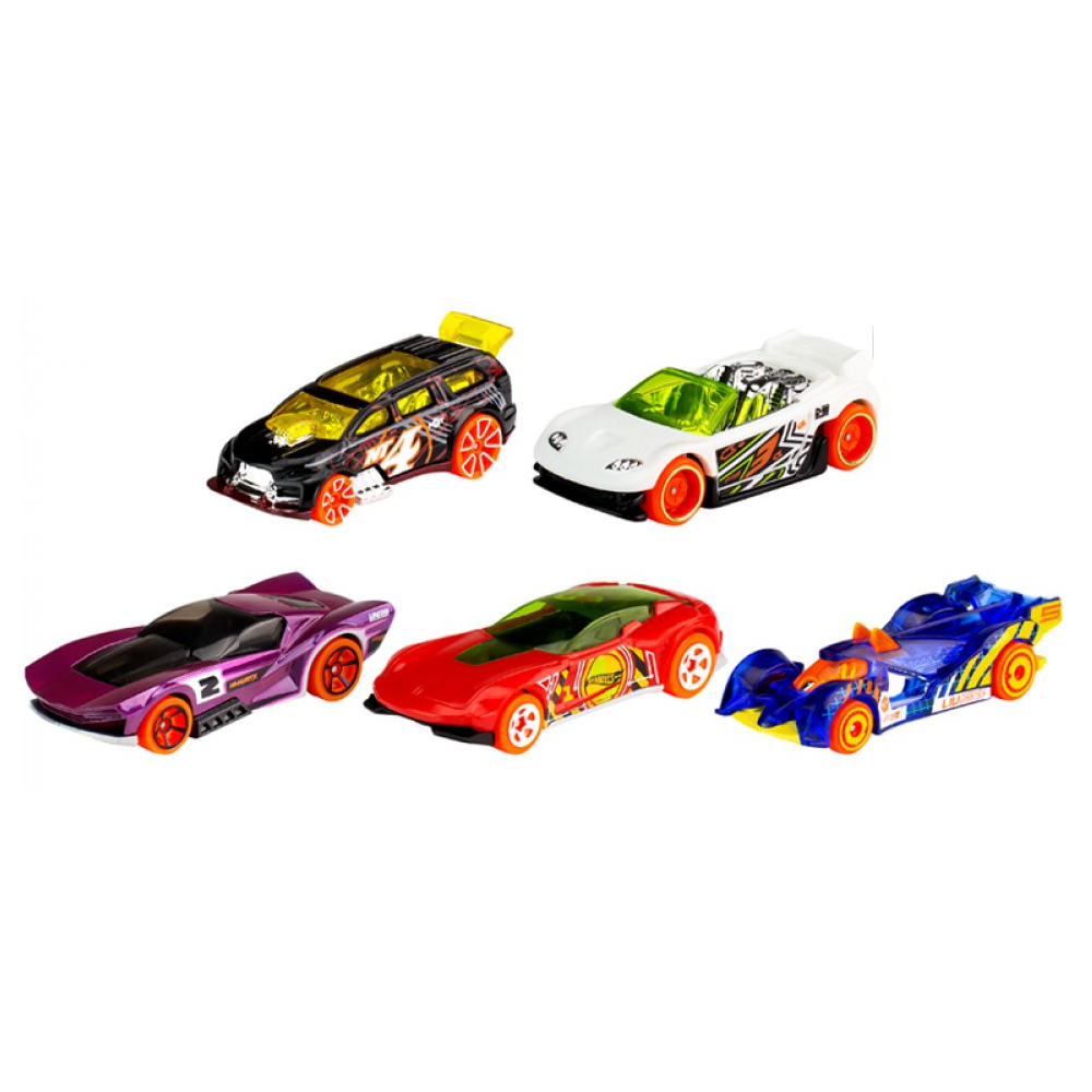 Mattel Hot Wheels – Αυτοκινητάκια 1:64 Σετ Των 5, Action GTN44 (01806)