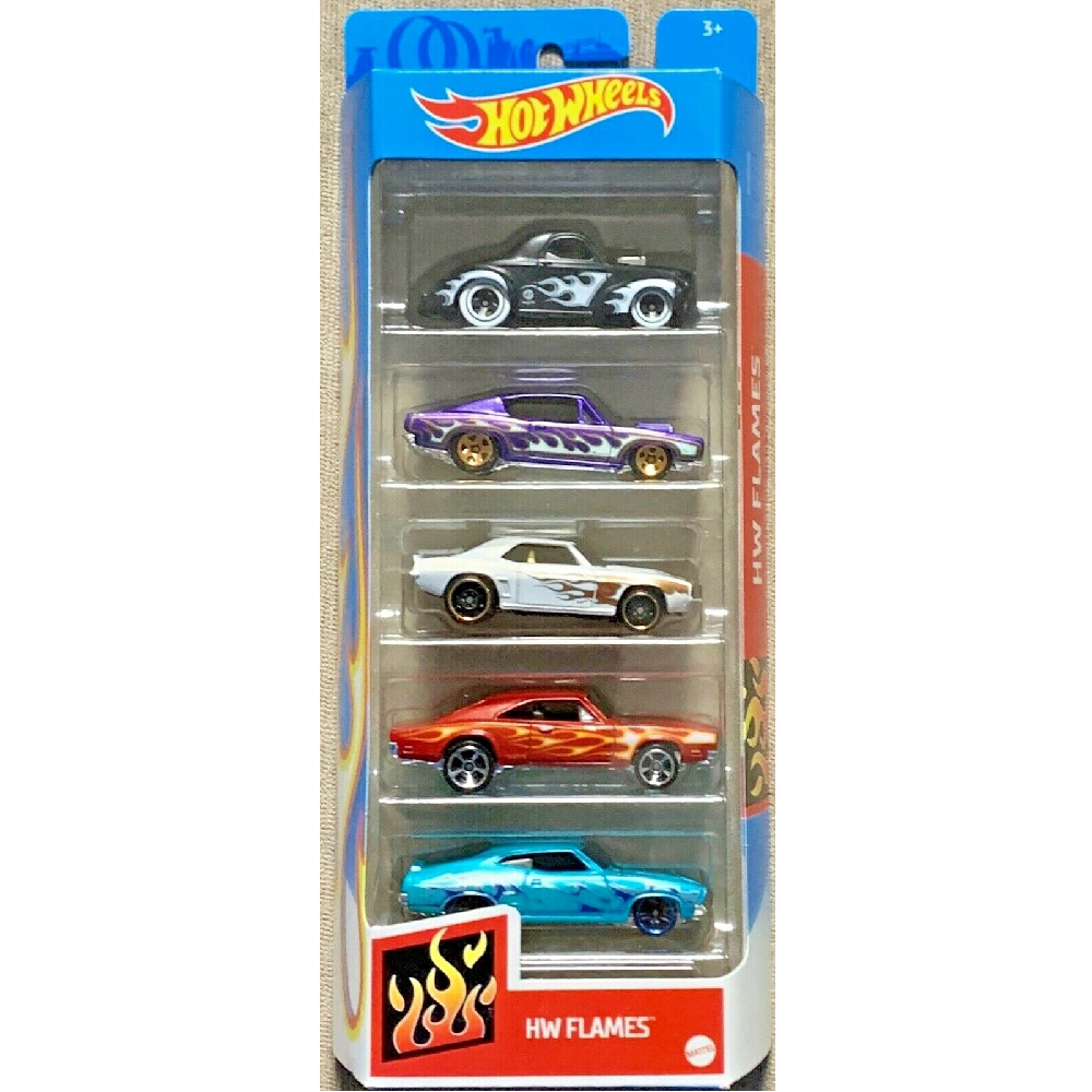 Mattel Hot Wheels – Αυτοκινητάκια 1:64 Σετ Των 5, HW Flames GTN48 (01806)