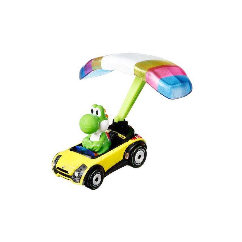 Mattel Hot Wheels – Mario Kart Αυτοκινητάκι, Yoshi Με Ανεμόπτερο GVD32 (GVD30)