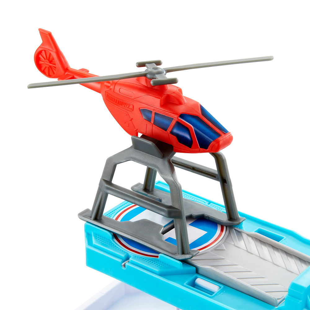 Mattel Matchbox - Action Drivers, Helicopter Rescue Μικρό Σετ Δράσης GVY83 (GVY82)