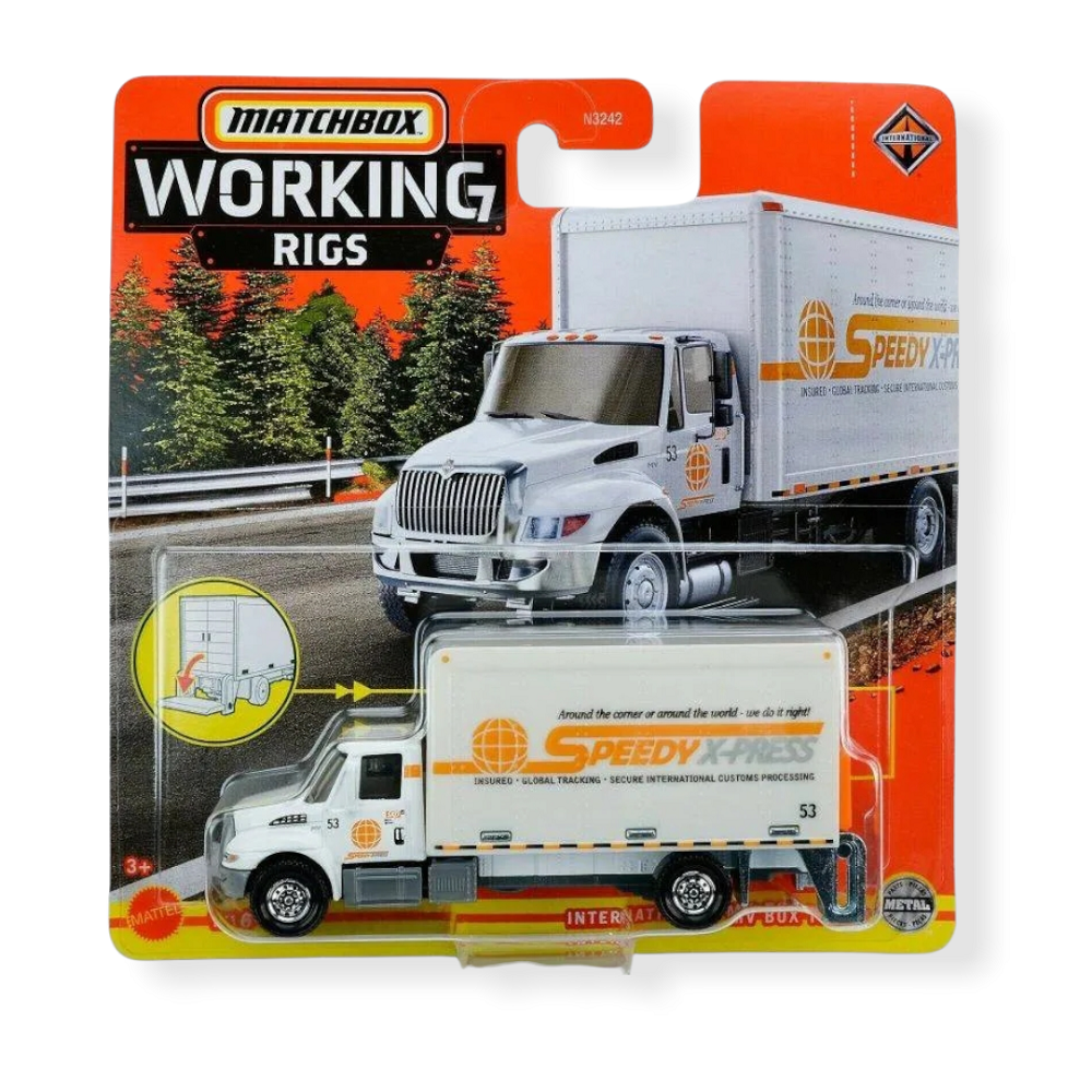 Mattel Matchbox - Working Rigs, International Mv Box Truck GWG35 (N3242)