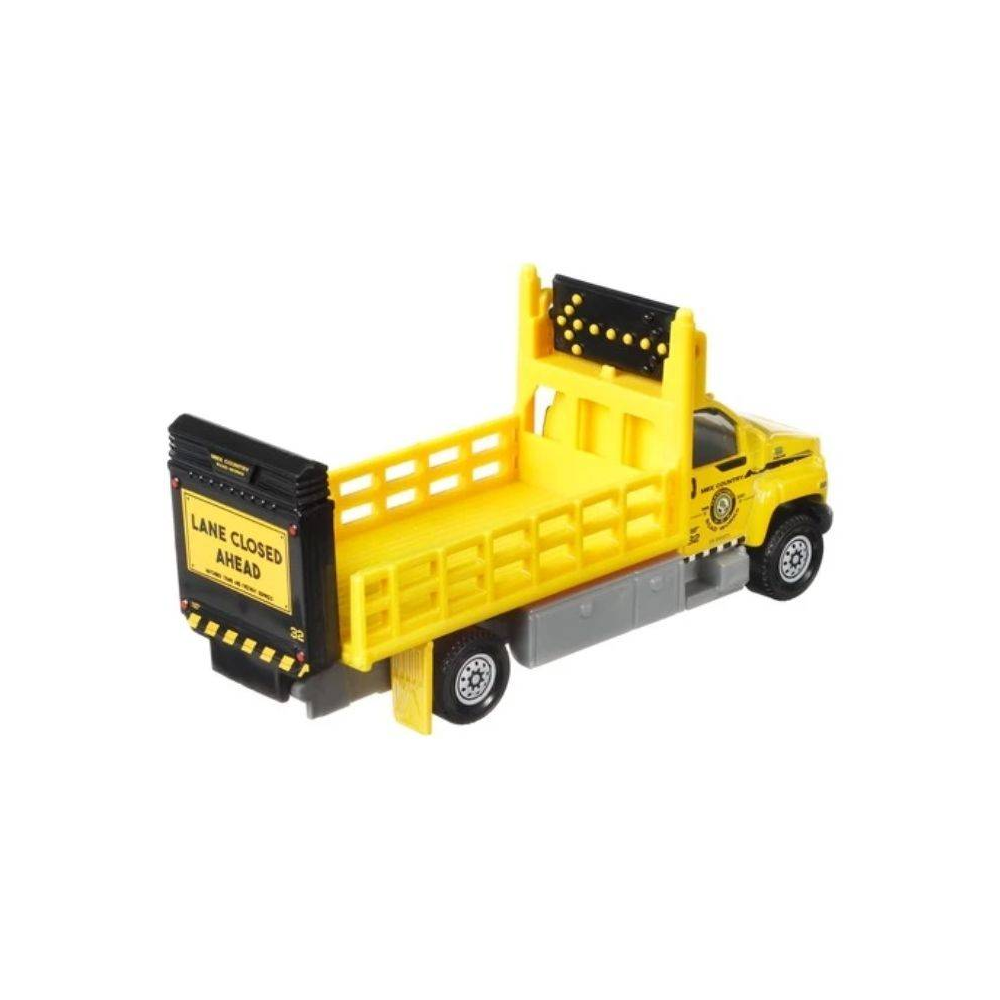 Mattel Matchbox - Working Rigs, Gmc 3500 Attenuator Truck GWG36 (N3242)